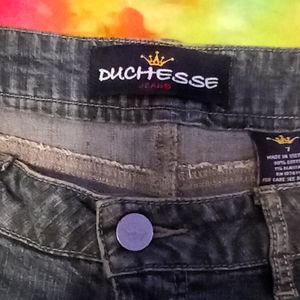 Duchesse denim skirt